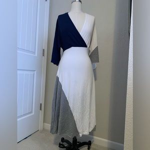 ASOS NWT color block midi jersey dress. Size 6